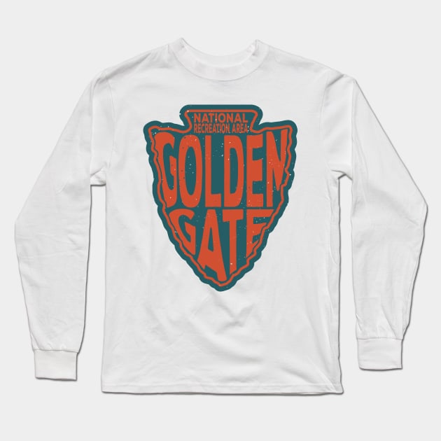 Golden Gate National Recreation Area name arrowhead Long Sleeve T-Shirt by nylebuss